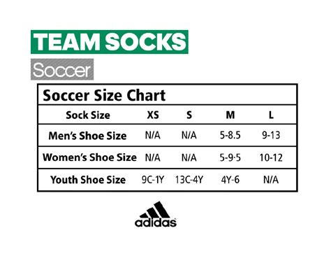 adidas original sock size guide